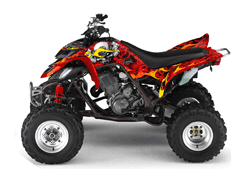 Motorhead Red Yamaha Raptor 660